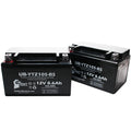2-Pack UpSizetart Battery Replacement 2011 Yamaha YZF-R1 1000CC Factory Activated, Maintenance Free, Motorcycle Battery - 12V, 8.6Ah, UB-YTZ10Size-BSize