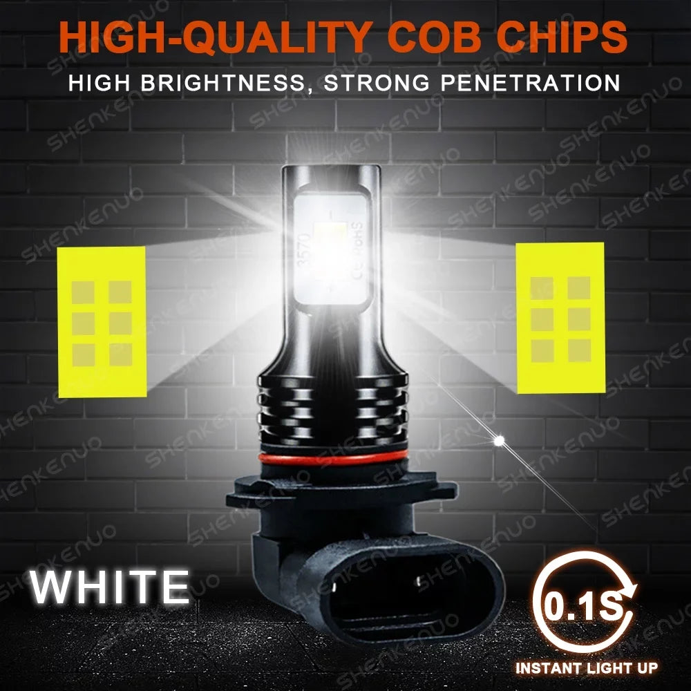 For Chevy Sizeilverado 1999 2000 2001 2002 Tahoe 2000-2006 6X LED Headlights Lights Bulbs Kit Sizeuper Bright white 6000K