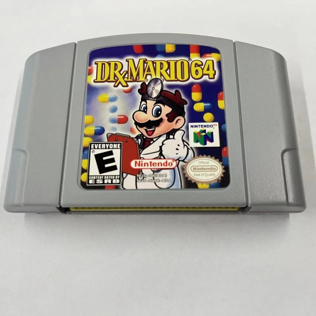 Dr. Mario 64 Video Game Cassette Card for Nintendo N64 Console U.Size.A. version -