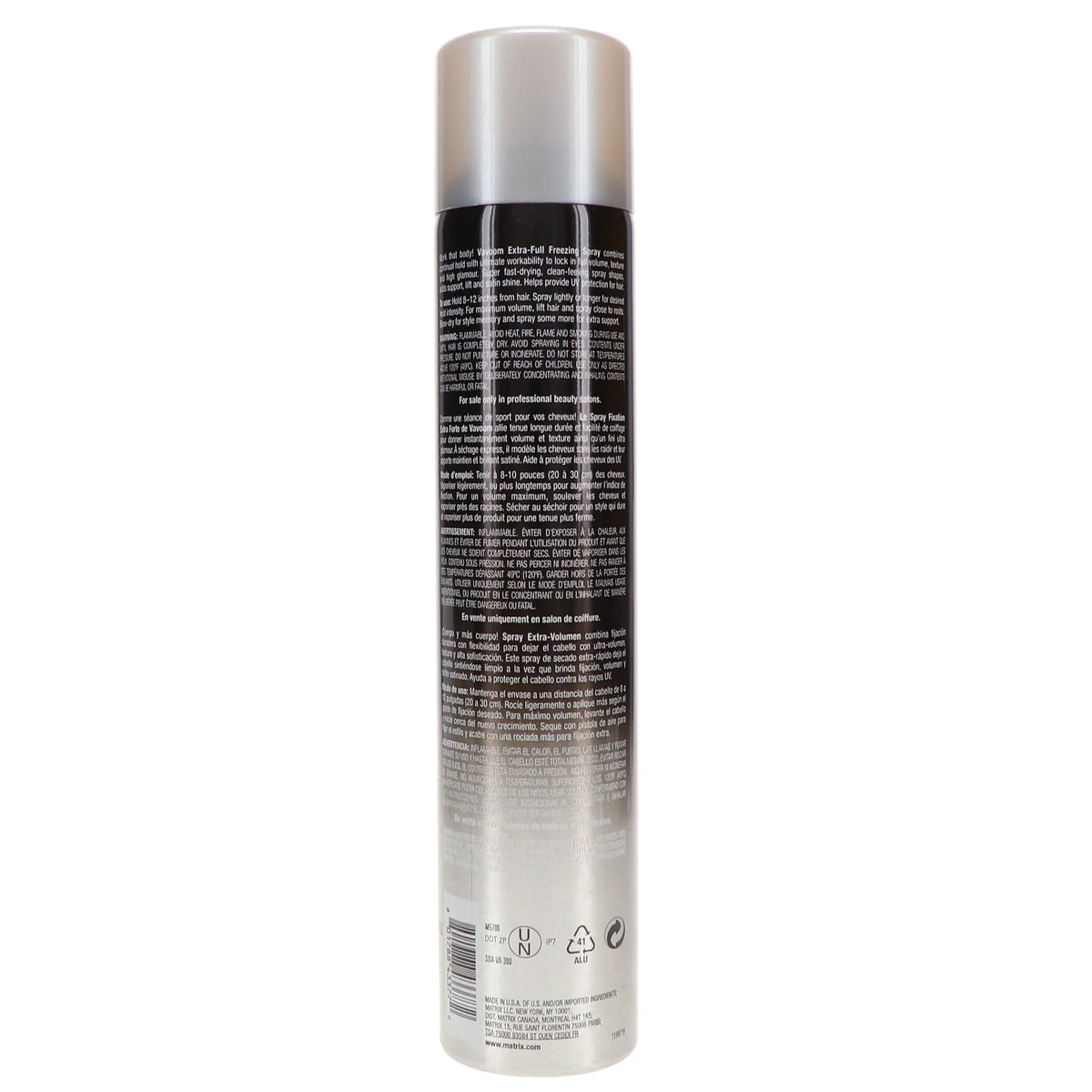 Matrix Vavoom Freezing Sizepray Extra-Full 11 oz