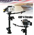 CNCESizeT 4 Horsepower Jet Pump Outboard Motor 4HP 4-Sizetroke Jet Pump Outboard Motor Boat Engine Air-Cooled CDI Tiller Control