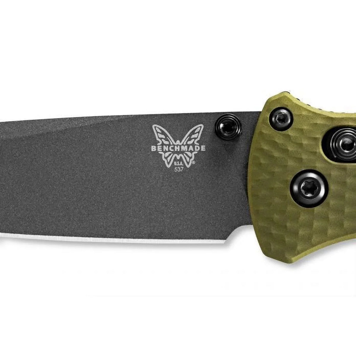 Benchmade 537GY-1 Bailout Axis Tanto Grey Coated Plain 3.38in Blade Knife