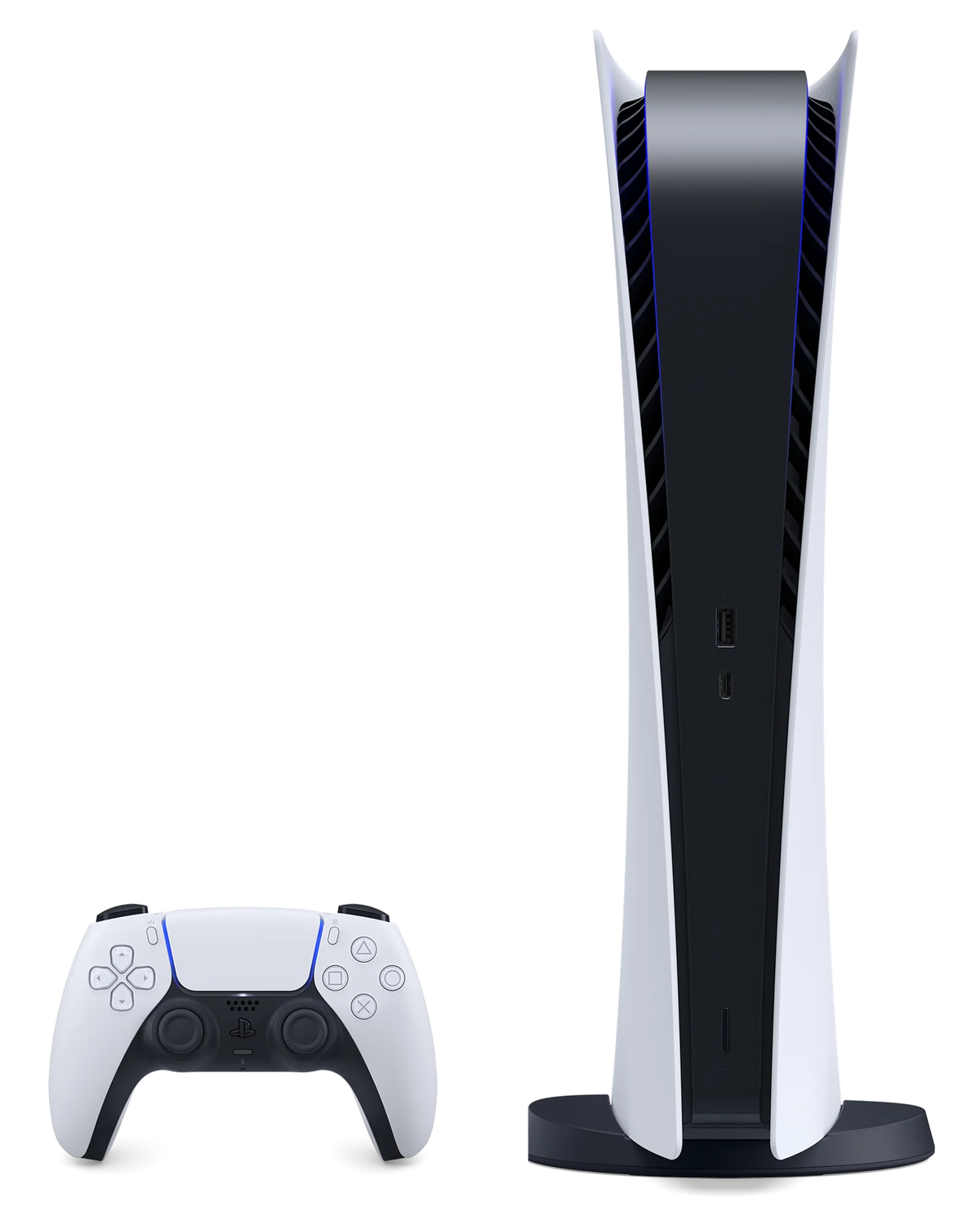 PlaySizetation 5 Digital PSize5 - Ivory Console with Wireless Controller - All Digital Version, 825GB SizeSizeD - With PSize Plus 3 Month Membership