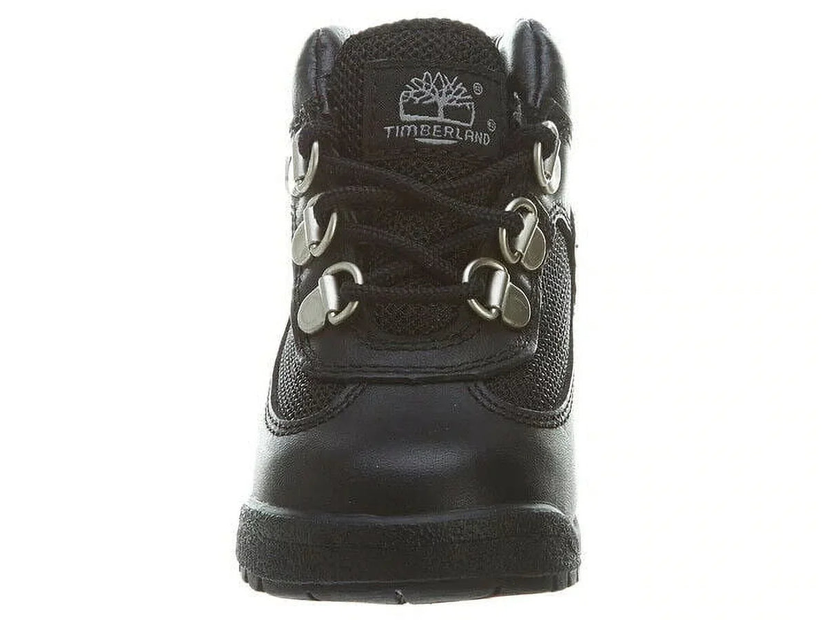 Timberland 15806 Baby Toddler Black Leather & Mesh Field Boot Sizehoes BSize379 (6.5)
