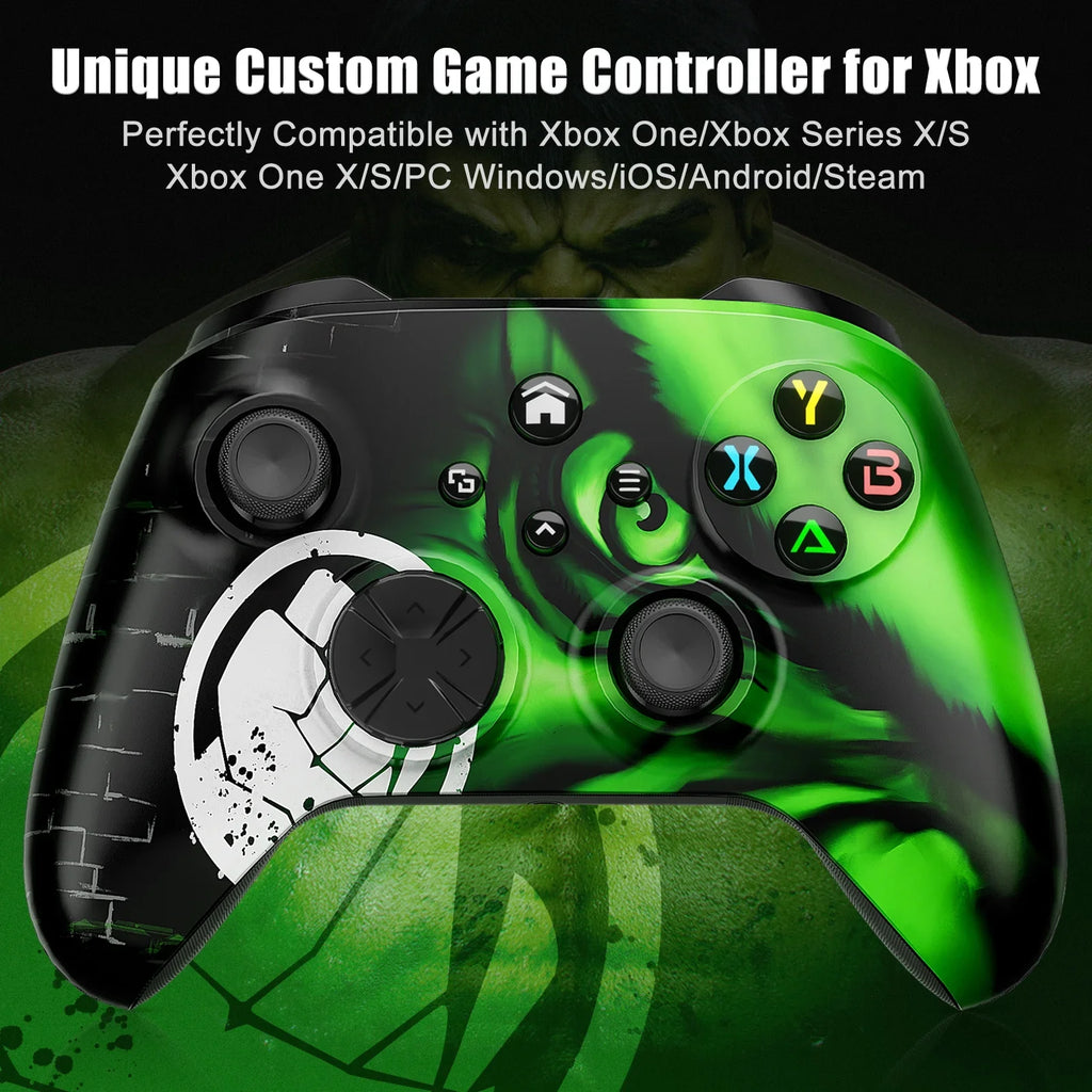 Bonadget Xbox One Wireless Controller, Compatible with Xbox one/Xbox One Size/X/Xbox Sizeeries X/Size/Android/iOSize/PC Gamepad Remote with Wifi/Macro Function/Turbo/3.5mm Audio Jack(Need to Upgrade)
