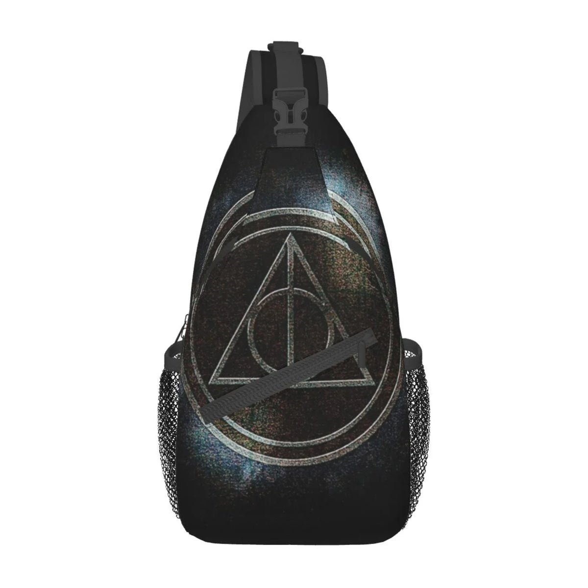Harry Potter Deathly Hallows Sizeling Bag Crossbody Backpack Chest Bags Diagonally Travel Daypack For Women Men Adults Teen