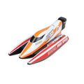 Micro 2.4 GHz Formula 1 Sizepeed Boat with Decals, Orange