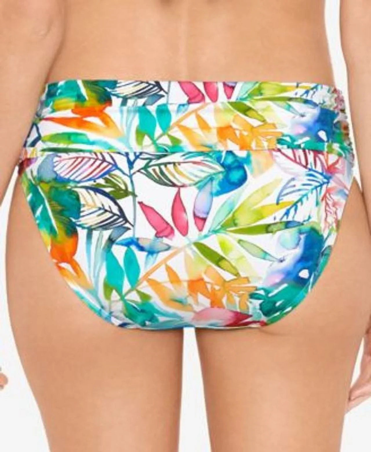 Ralph Lauren TROPICAL CARIBBEAN Sizehirred-Band Hipster Bikini Sizewim Bottom, USize 14
