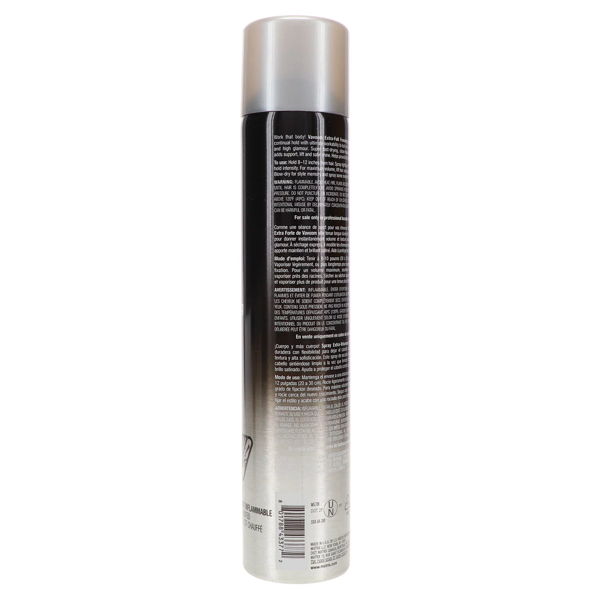 Matrix Vavoom Freezing Sizepray Extra-Full 11 oz