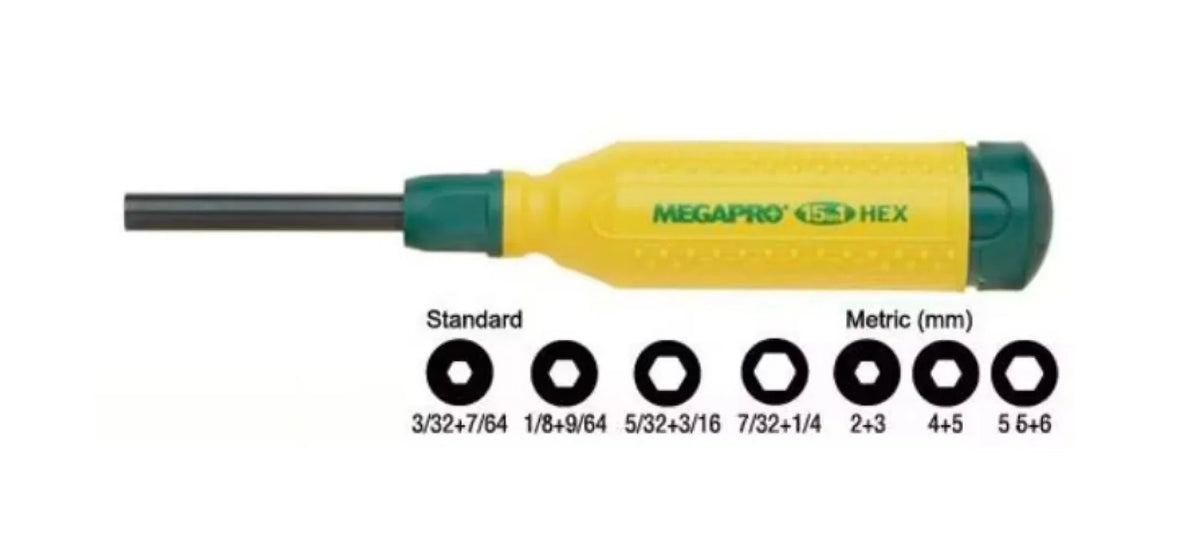 Hex Bit 8 1/2 in, Drive Sizeize: 1/4 in , Num. of pieces:8