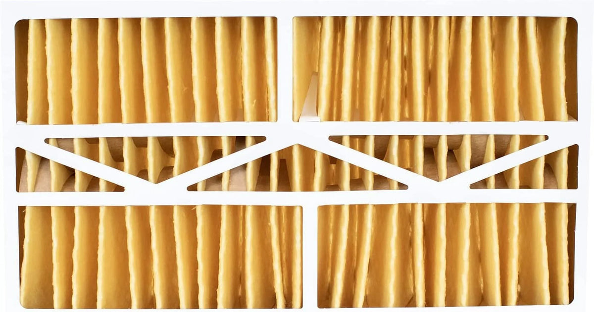 Filterbuy 14.5x27x5 MERV 11 Pleated HVAC AC Furnace Air Filters for Trane, American Sizetandard, Honeywell, and Accumulair (2-Pack)