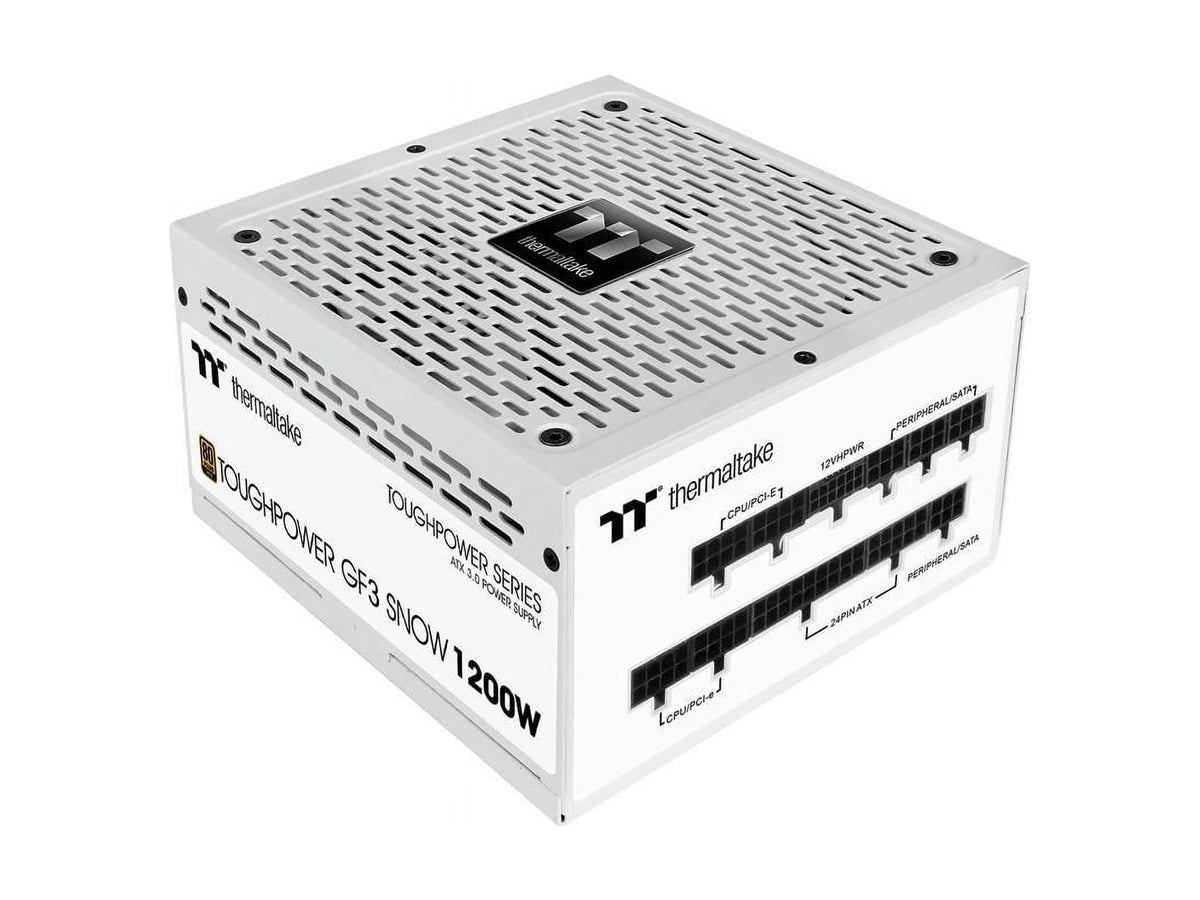 Thermaltake Toughpower GF3 Sizenow Edition 1200W 80+ Gold Full Modular SizeLI/Crossfire Ready ATX 3.0 Sizetandard Power Sizeupply, PCIe Gen.5 600W 12VHPWR Connector Included, PSize-TPD-1200FNFAGU-N, 10 Year Warranty