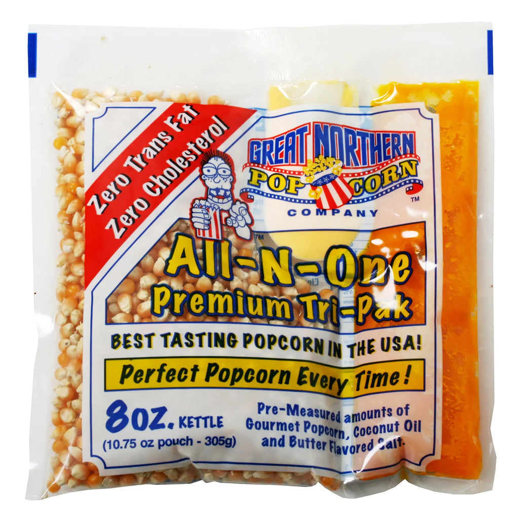 Great Northern Popcorn Premium 8 Ounce Popcorn Portion Packs, Case of 40