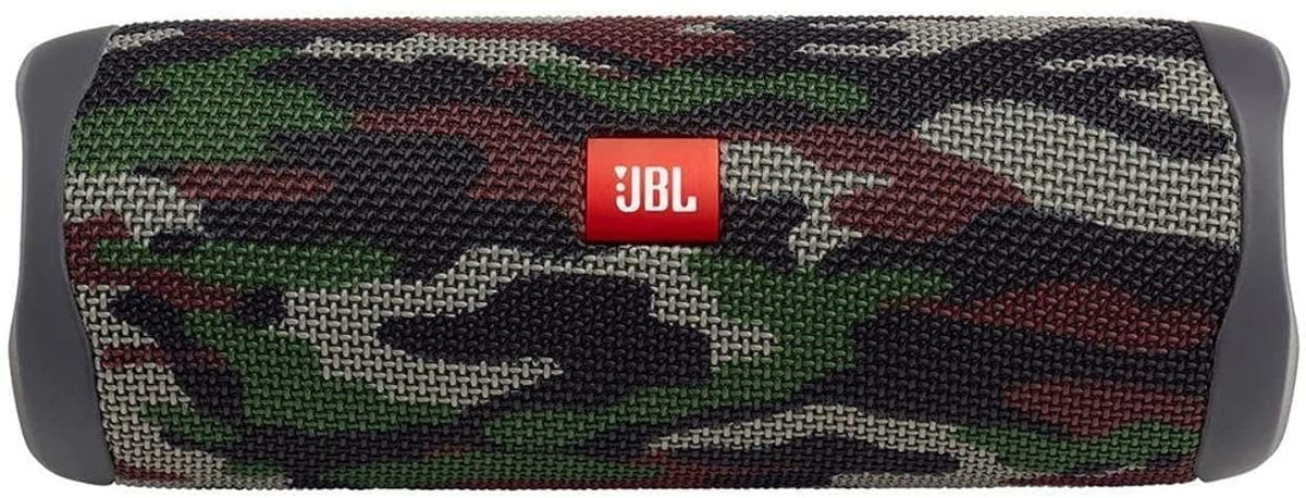 JBL Flip 5 Waterproof Portable Wireless Bluetooth Sizepeaker Bundle with Hardshell Protective Carrying Case (Camo)