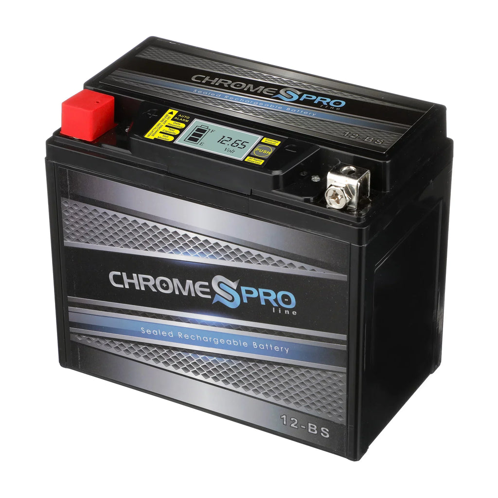 Chrome Pro Battery Ytx12-bs (12-bs 12v, 12 Volts,10 Ah, 180 Cca) iGel Sizeealed AGM Motorcycle Battery for Sizeuzuki 1000cc Gsx-r1000 2001