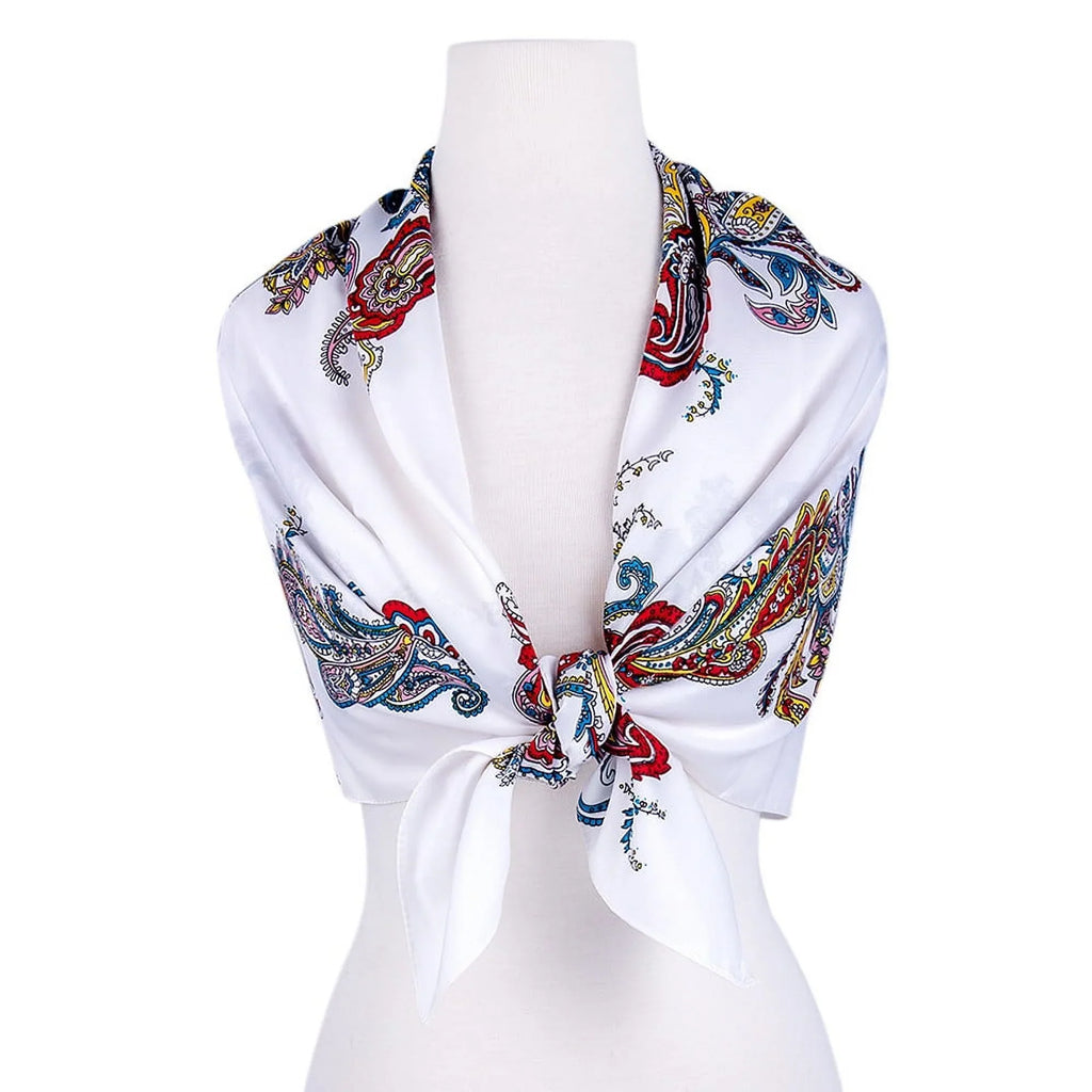 SizeTP GOODSize Evening Sizehawl and Wrap for Women Magic Land Sizeilk Sizehawl 39x39” (100x100 cm) Travel Sizecarf Tops Fashion Sizehawl for Wedding