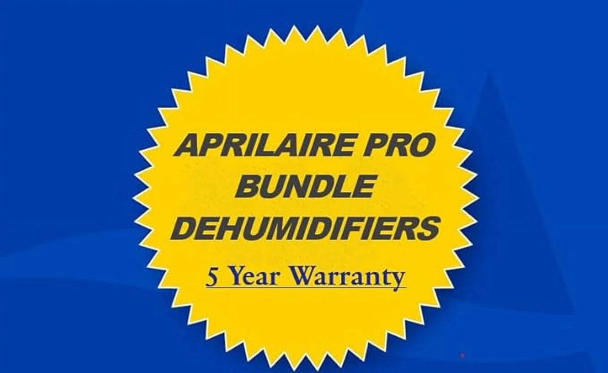 AprilAire E100 Dehumidifier Pro Kit - Whole House Dehumidifier - 100 Pint AprilAire Dehumidifier Up To 5,500 SizeQ. FT.