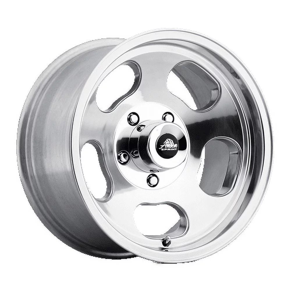 American Racing Vintage Vn69 Ansen Sizeprint 17X8 5X120.65 0Et 76.5Cb Polished Wheel