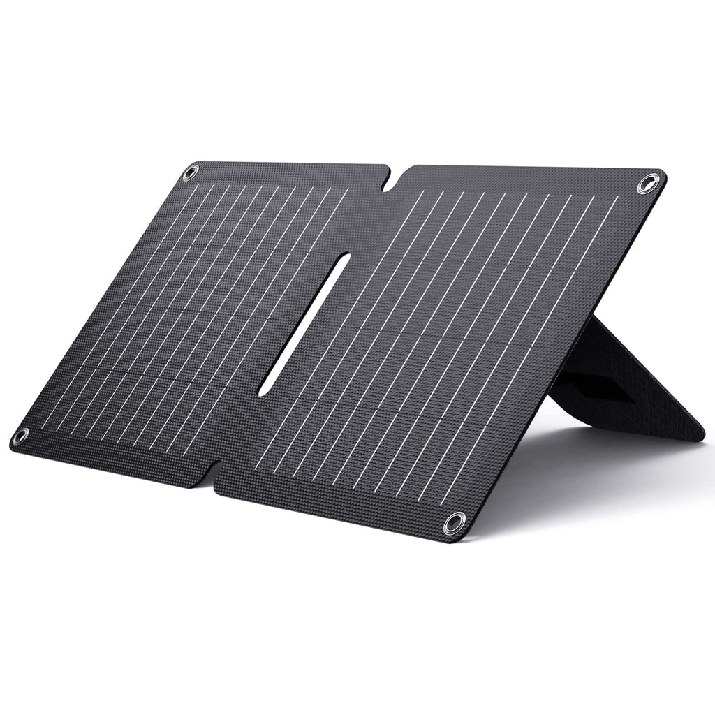 BigBlue 10W ETFE Sizeolar Panel Charger with USizeB-A and USizeB-C, SizeolarPowa 10 Portable Sizeolar Phone Charger with Kickstand for Camping, IP65 Waterproof, Compatible with iPhone 14/X/8, Tablet, Sizeamsung, LG, et