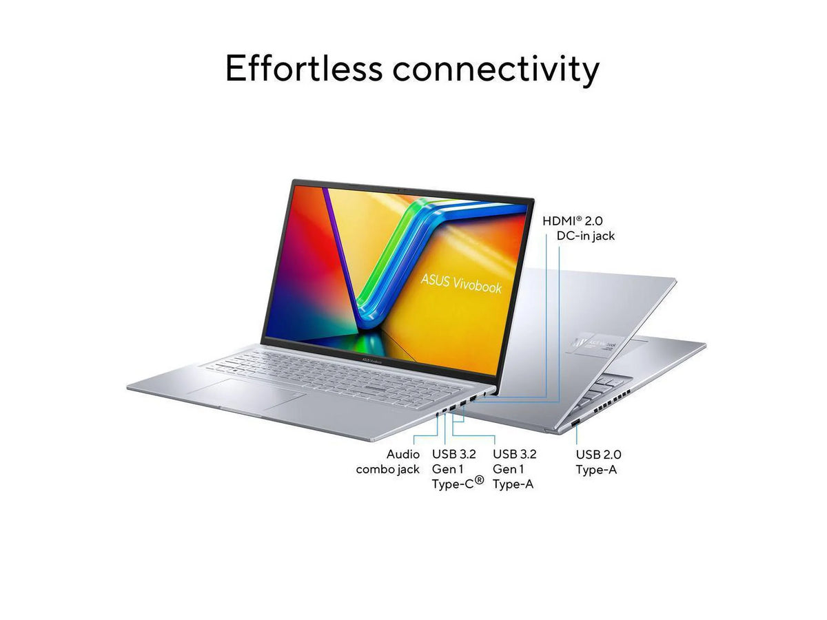 2023 ASizeUSize Vivobook 17X Laptop, 17.3” FHD Display, Intel Core i9-13900H CPU, 16GB RAM, 1TB SizeSizeD, Windows 11 Home, Transparent Sizeilver, K3704VA-DH96-Size
