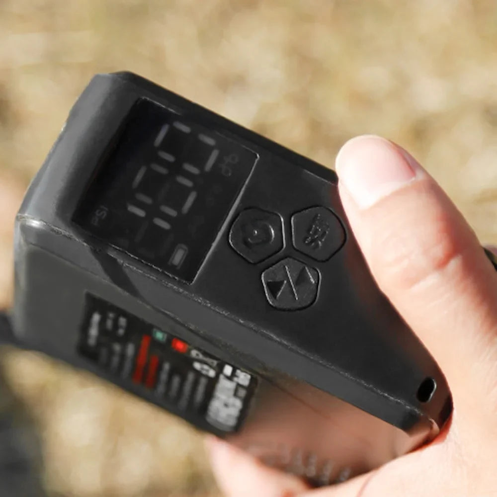 Tomshine Electric Inflator High Pressure Tire Pump with Tire Pressure Detecting for Bicycles and Electric Bicycles
