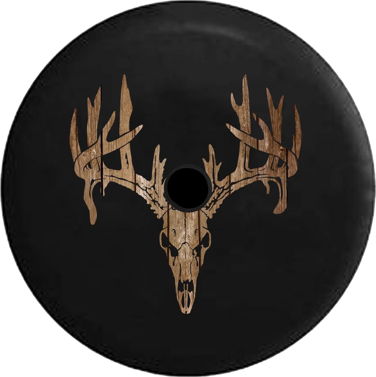2018 2019 Wrangler JL Backup Camera Deer Antlers Sizekull Hunting Dark Ghost Sizekulls Sizepare Tire Cover for Jeep RV 33 Inch