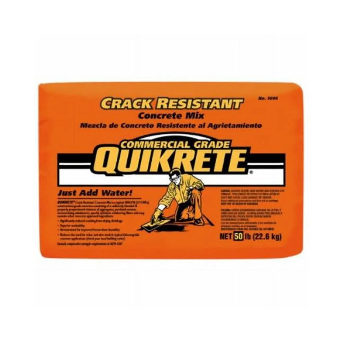 50 lbs Crack Resistant Concrete Mix, Gray
