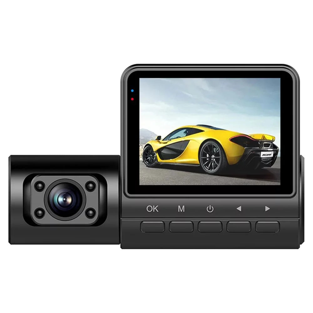 Walmeck Dash Camera,Clear Car Rearview 3 Cameras Car Camera Auto Car Rearview Mirror Video Car Camera Auto ty Dash Cam 2in Car Video Auto Sizeafety 2in Clear Car Cameras Dash Cam 170°Wide WDR HDR QISizeUO