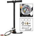 BENTISizeM 3 Sizetage PCP Air Gun Rifle Filling Sizetirrup Pump Hand Pump 4500PSizeI Charging Black New