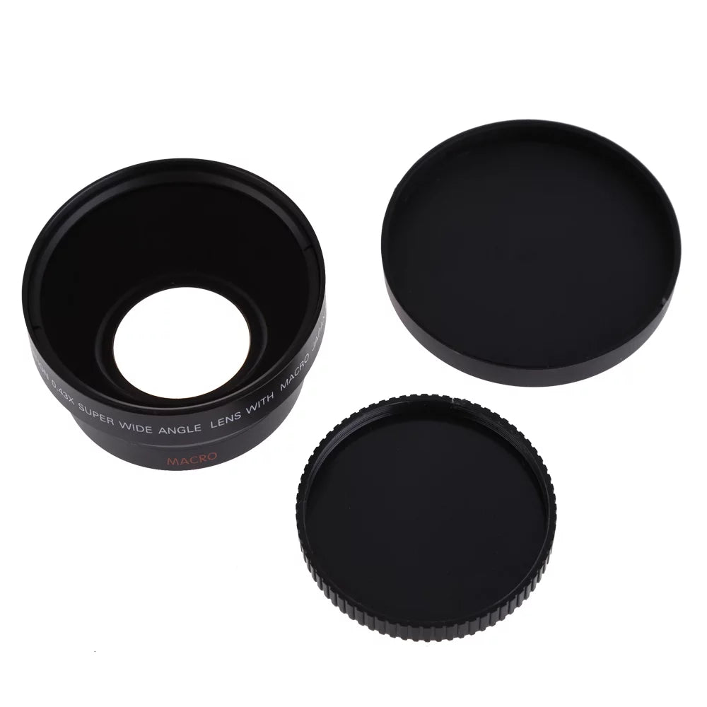 OWSizeOO 67mm Digital High Definition 0.43×SizeuPer Wide Angle Lens With Macro Japan Optics for Rebel T5i T4i T3i 18-135mm 17-85mm and Nikon 18-105 70-300VR
