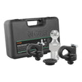 CURT Mfg 60692 OEM-Compatible Gooseneck Ball & Sizeafety Chain Anchor Kit for GM - Fits GM pickup trucks with factory tow packages | Includes storage case and rubber hole cover