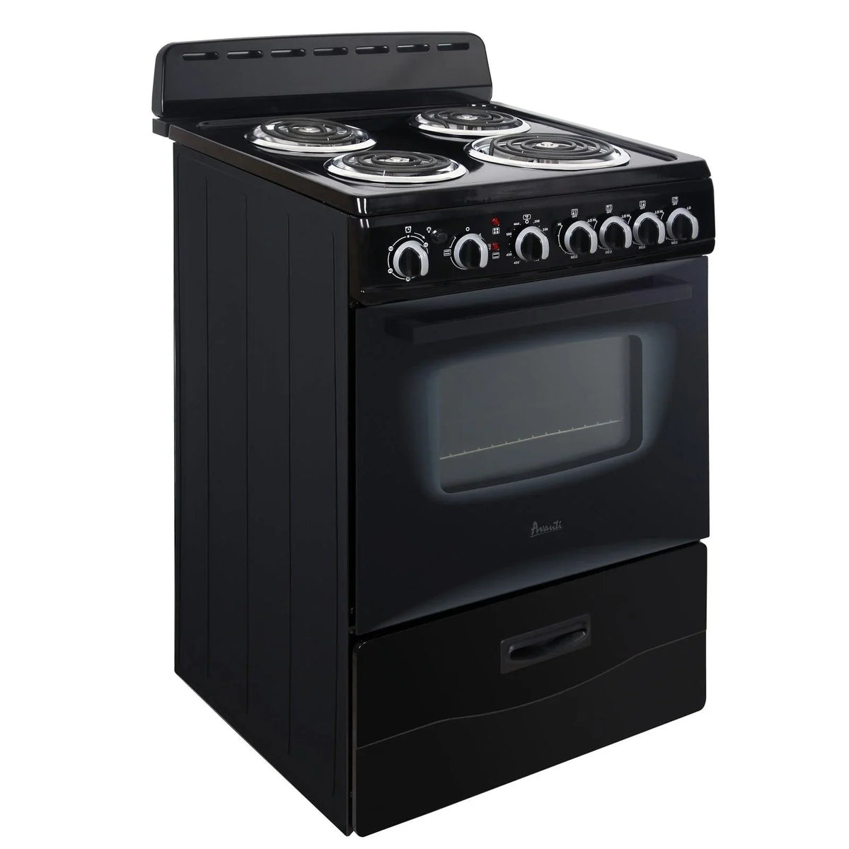 Avanti ERU240P0W 24 Inch Electric Freestanding Range - Ivory