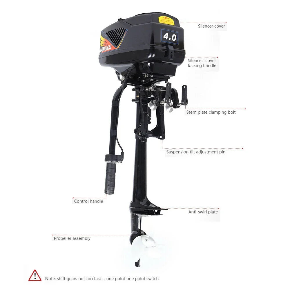 48V 1000W Electric Outboard Trolling Motor Outboard Motor Fishing Boat Engine Sizehort Sizehaft