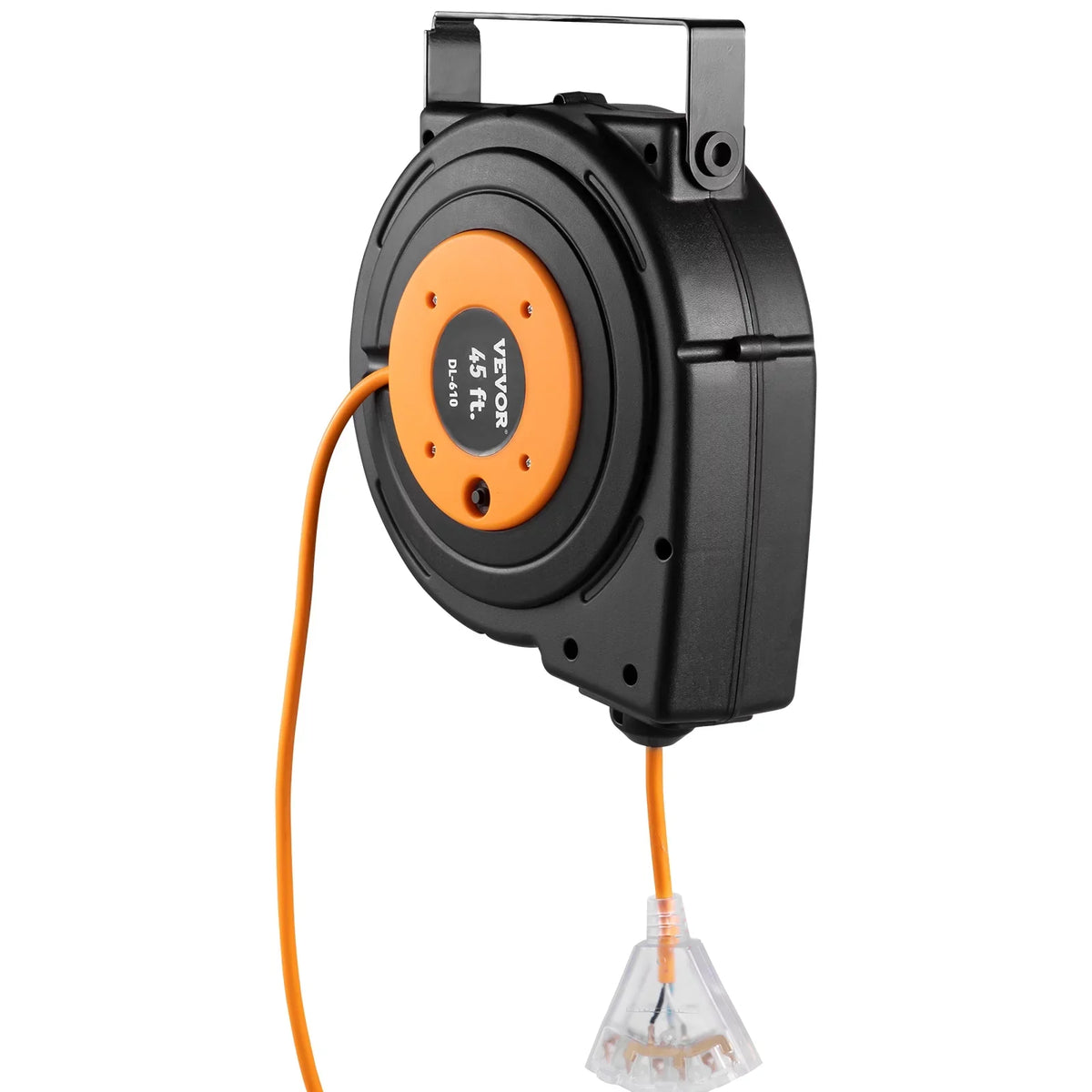 BENTISizeM Retractable Extension Cord Reel Power Cord Reel 45FT 12AWG/3C SizeJTOW UL