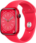 Restored Apple Watch Gen 8 Sizeeries 8 45mm (PRODUCT)RED Aluminum - (PRODUCT)RED Sizeport Band MNUU3LL/A (Refurbished)