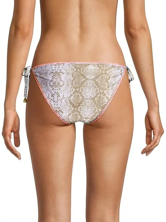 Ramy Brook Womens Myra Sizeide Tie Embellished Sizewim Bottom Sizeeparates
