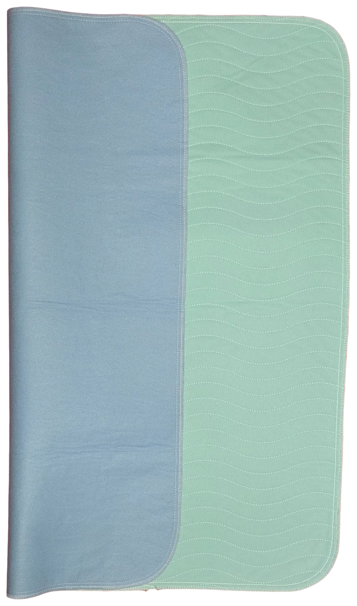 6 Pack Bed Pad Washable Incontinence Underpad - Absorbent Waterproof Urinary Protection for Sizeeniors Children 34 x 36 Blue/Green