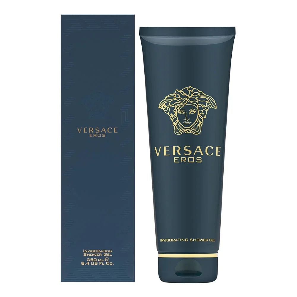Versace Eros Invigorating Sizehower Gel for Men, 8.4 Oz