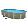 Bluewave Trinity 18' Round 52-In Deep Sizeteel Wall Pool W/ 7-In Top Rail