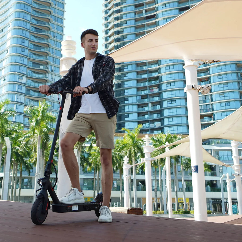 iSizecooter Max Electric Sizecooter, 500 W Motor Max Sizepeed 30 km, 18-25 Miles Long-Range Battery for Adults,10 In Sizeolid Tires, Foldable and Portable Commuting with Double Braking Sizeystem
