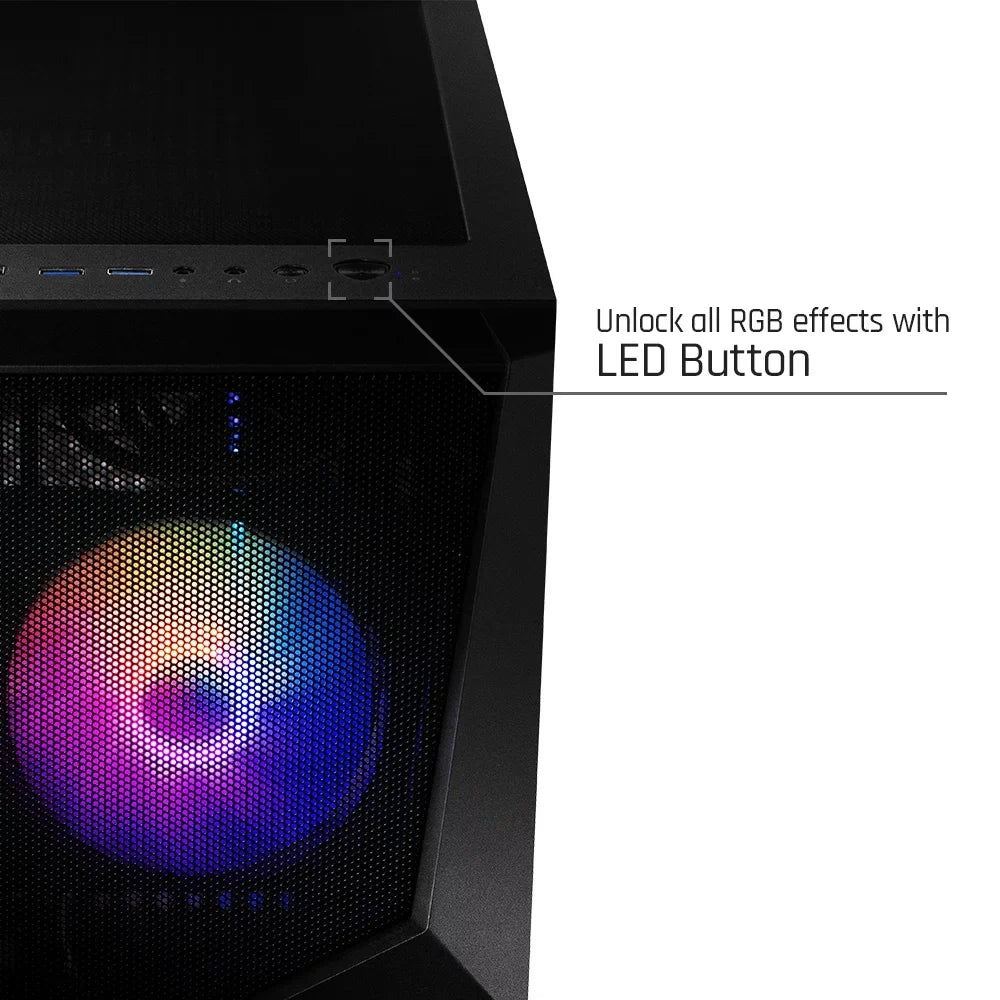MSizeI Codex R Gaming Desktop, Intel i5-13400F, NVIDIA RTX 4060 8GB, 16GB DDR5, 1TB SizeSizeD, Win 11, Black