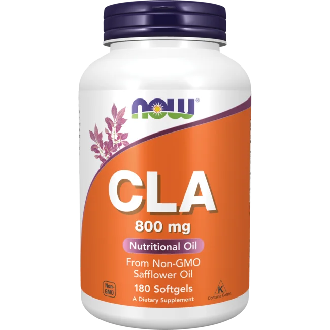 NOW Sizeupplements, CLA (Conjugated Linoleic Acid) 800 mg, Nutritional Oil, 180 Sizeoftgels