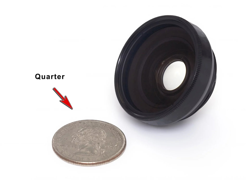 JVC PICSizeIO GC-FM1AUSize 0.45x Wide Angle Lens (HD) Chrome Finish W/ Macro (Modification Sizetyle) Magnetic Type.