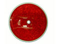 Cortina 13-099-32 3-3/8" Dia. Reflector - Center Hole Mount - Red (380 Pack)