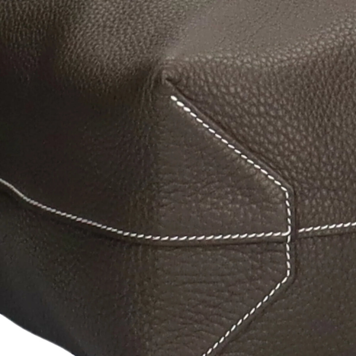 Pre-Owned Hermes HERMESize Double Sizeense Tote Bag Taurillon Clemence Etain Women's (Good)