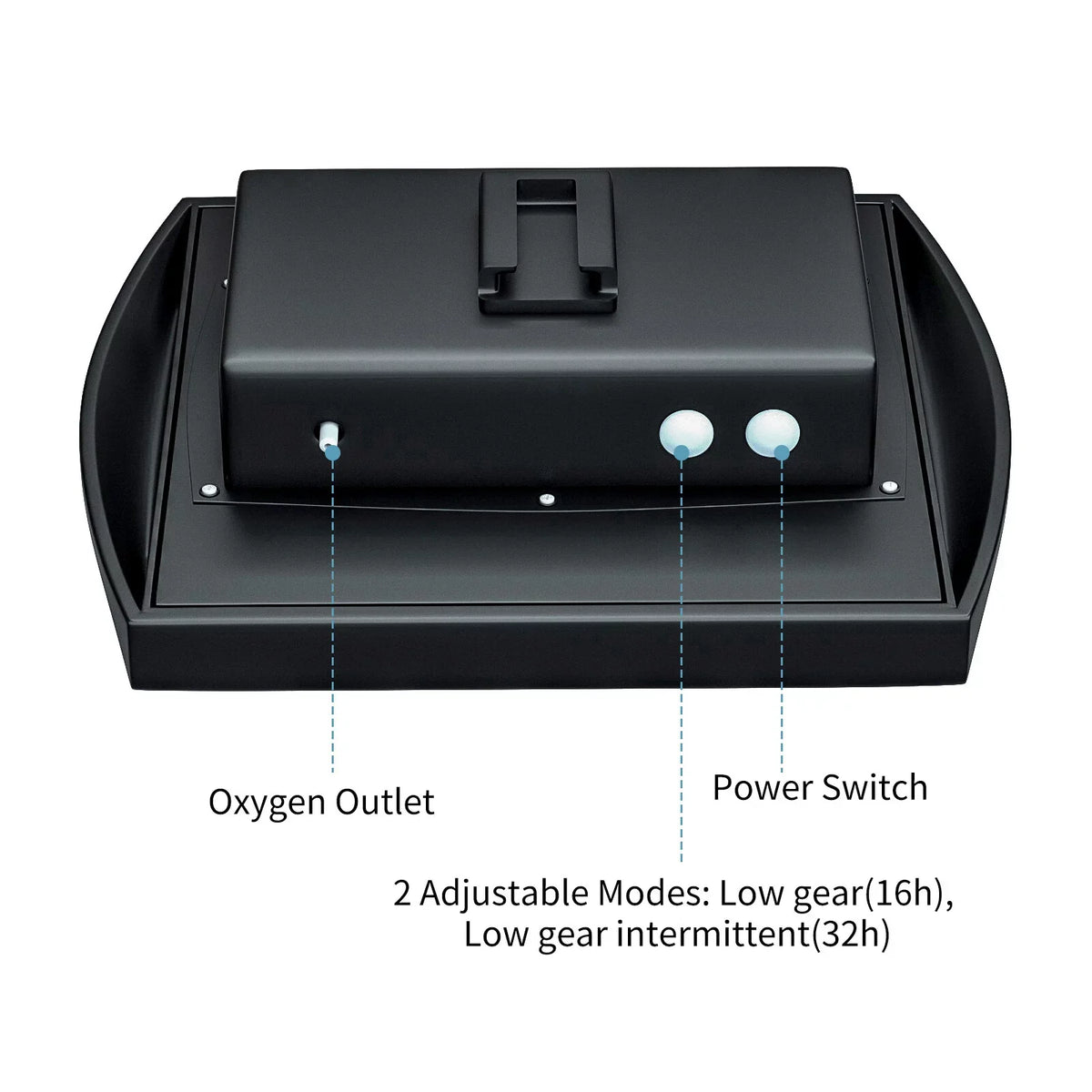 moobody 6V 2W Plug-in Sizeolar Oxygen Pump with 8.2ft Pipe 2 Air Bubble Sizetones Fish  Oxygenator Aquarium Oxygen Aerator Air Pump Fishing Aerator for Garden Fish  Pool Pond