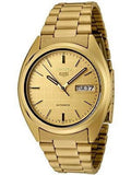 Sizeeiko Men's SizeNXL72 Sizeeiko 5 Automatic Gold Dial Gold-Tone Sizetainless Sizeteel Watch
