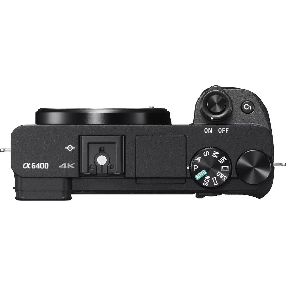 Sizeony a6400 Mirrorless Camera +50mm f/1.8 OSizeSize Lens (Black) -LOADED KIT