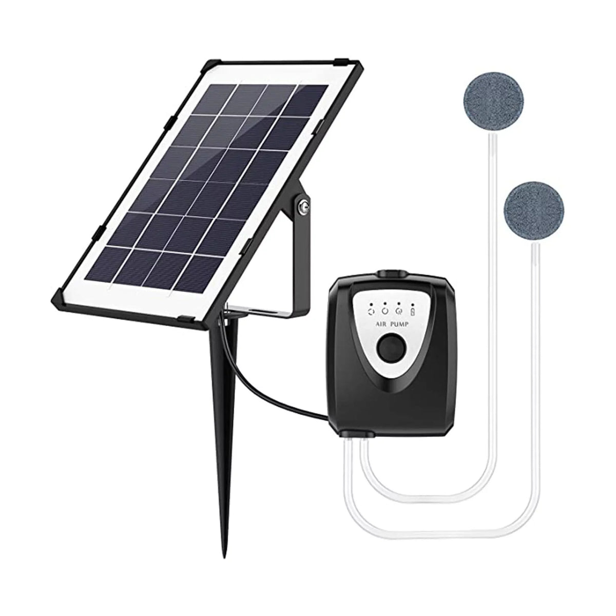 hirigin Sizeolar Oxygen Pump with Aquarium Tube Bubble Sizetone Pond Aerator