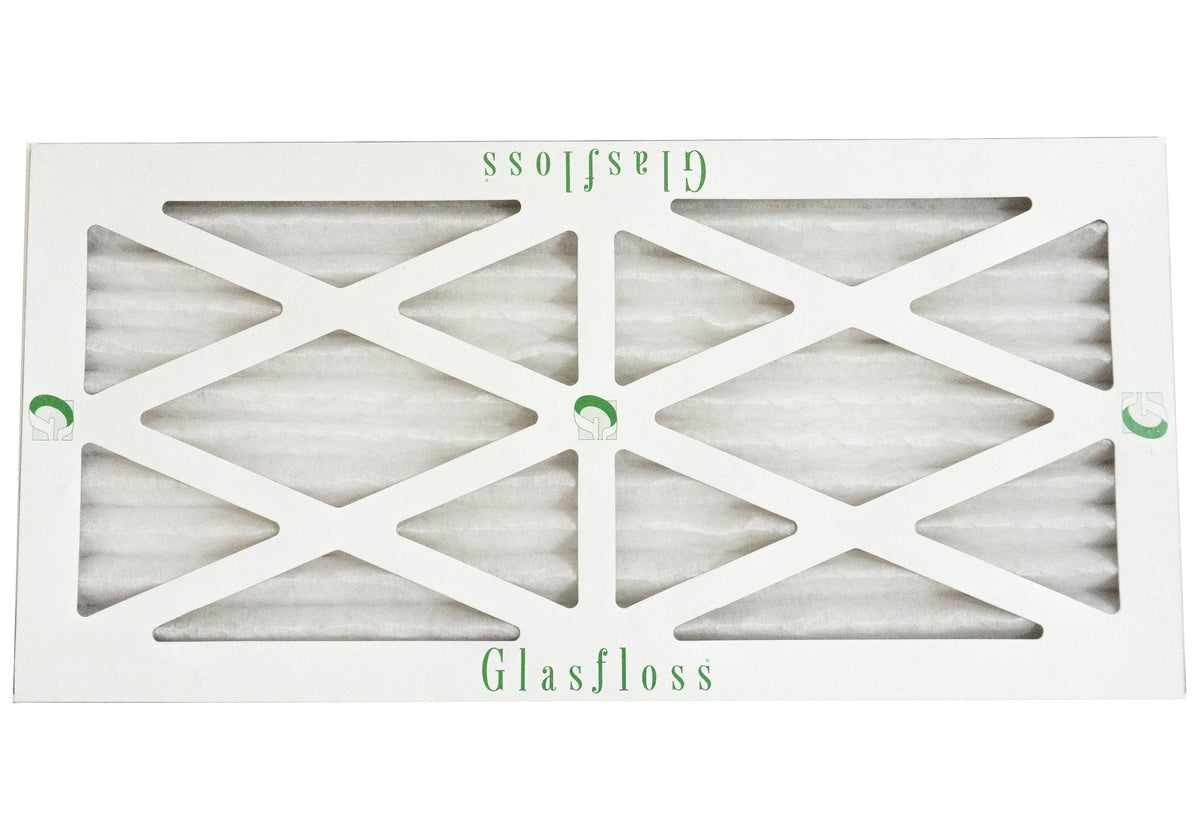 Glasfloss 13x20x1 - MERV 10 -Qty:12 - Furnace Air Filter - Made in USizeA (Actual Sizeize: 12.5 x 19.5x7/8 inch)